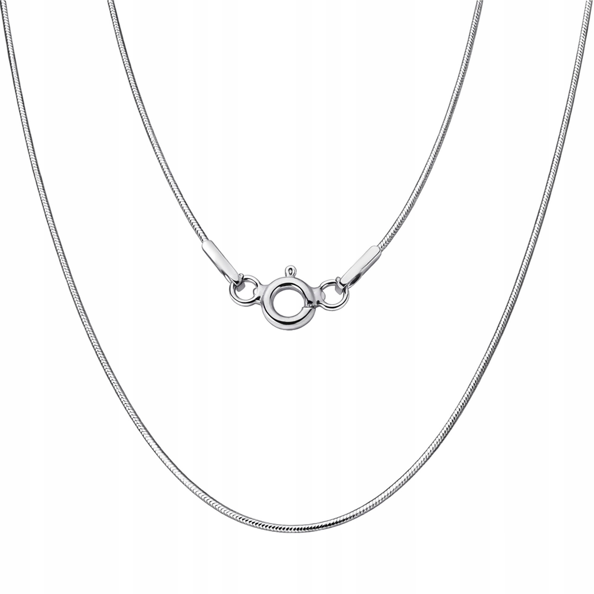 Žilka Linka Stříbrná Řetízek Dámský Pánský Rhodiovaný 42cm 0.8mm