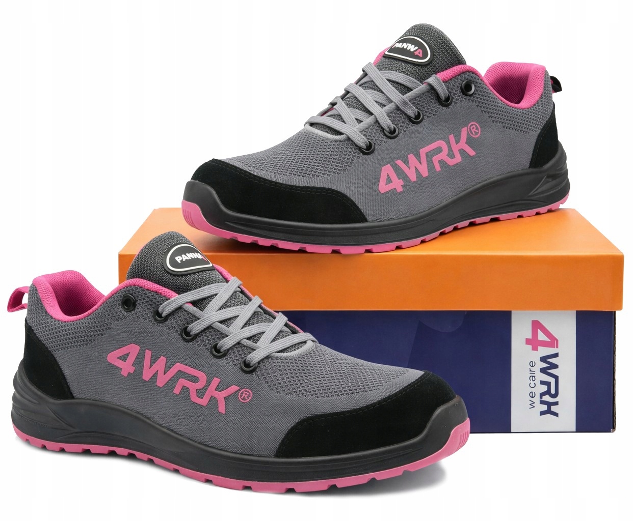 LEKKIE PÓŁBUTY ROBOCZE DAMSKIE BUTY SPORTOWE ADIDASY ANTYPRZEBICIOWE