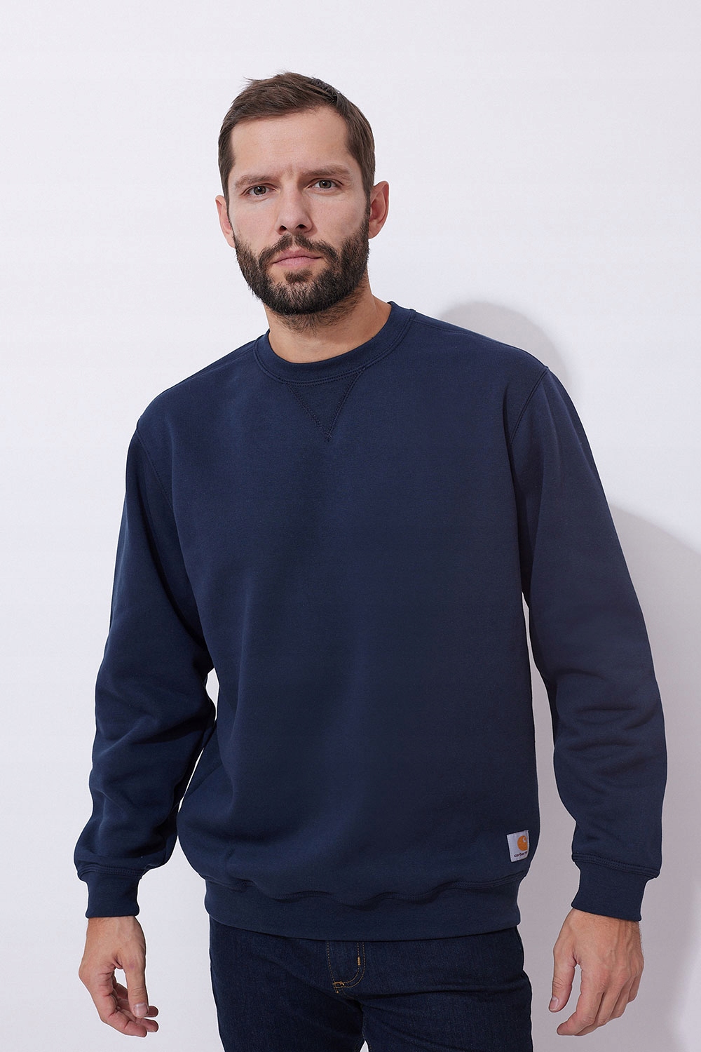 Mikina nerozepínací Carhartt Midweight Crewneck Sweatshirt S navy