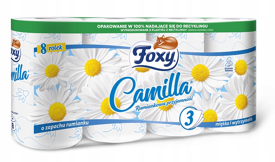 

Papier toaletowy Zapach Rumianek Foxy Camilla 8szt