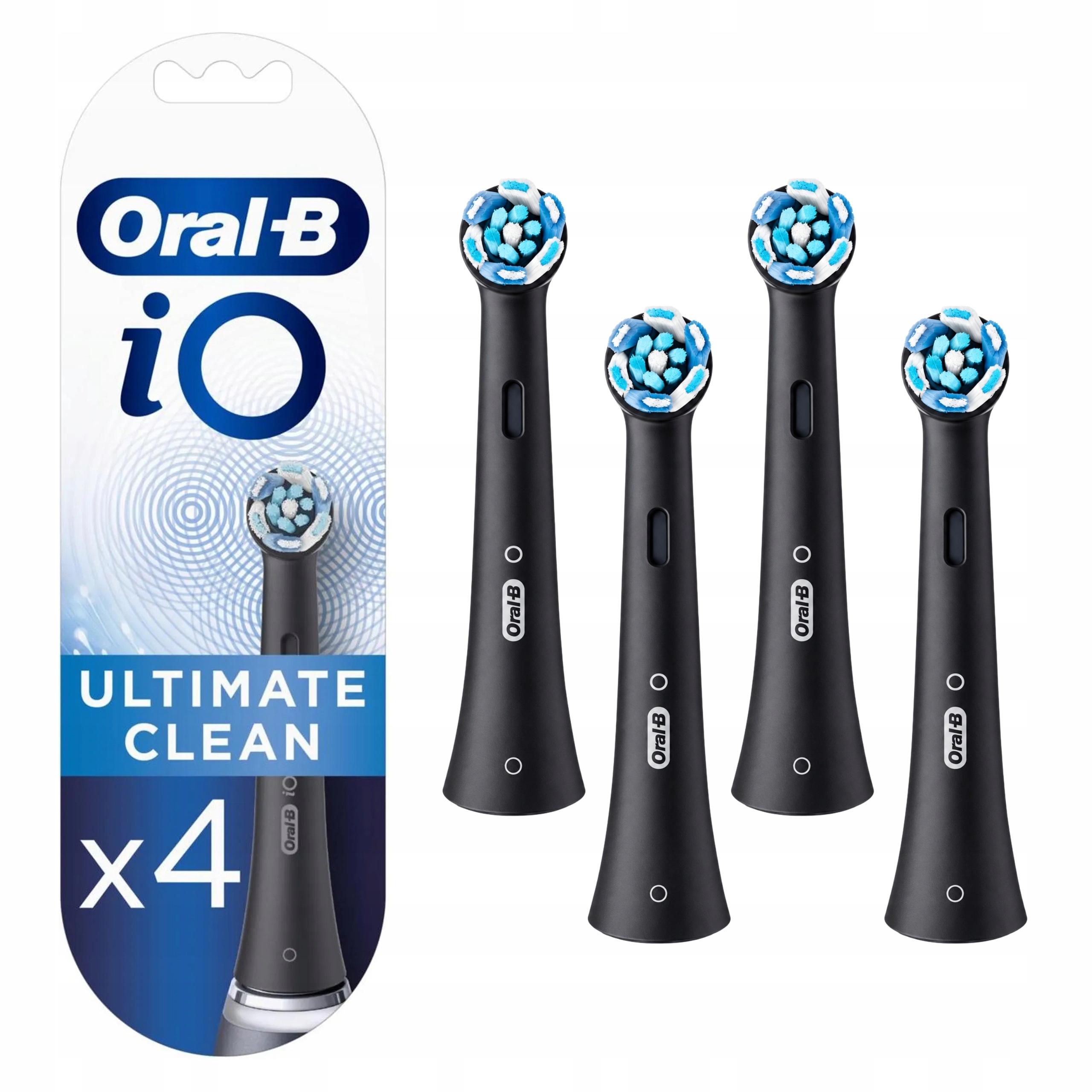 Końcówka do szczoteczki Oral-B iO Ultimate Clean czarna 4 szt.