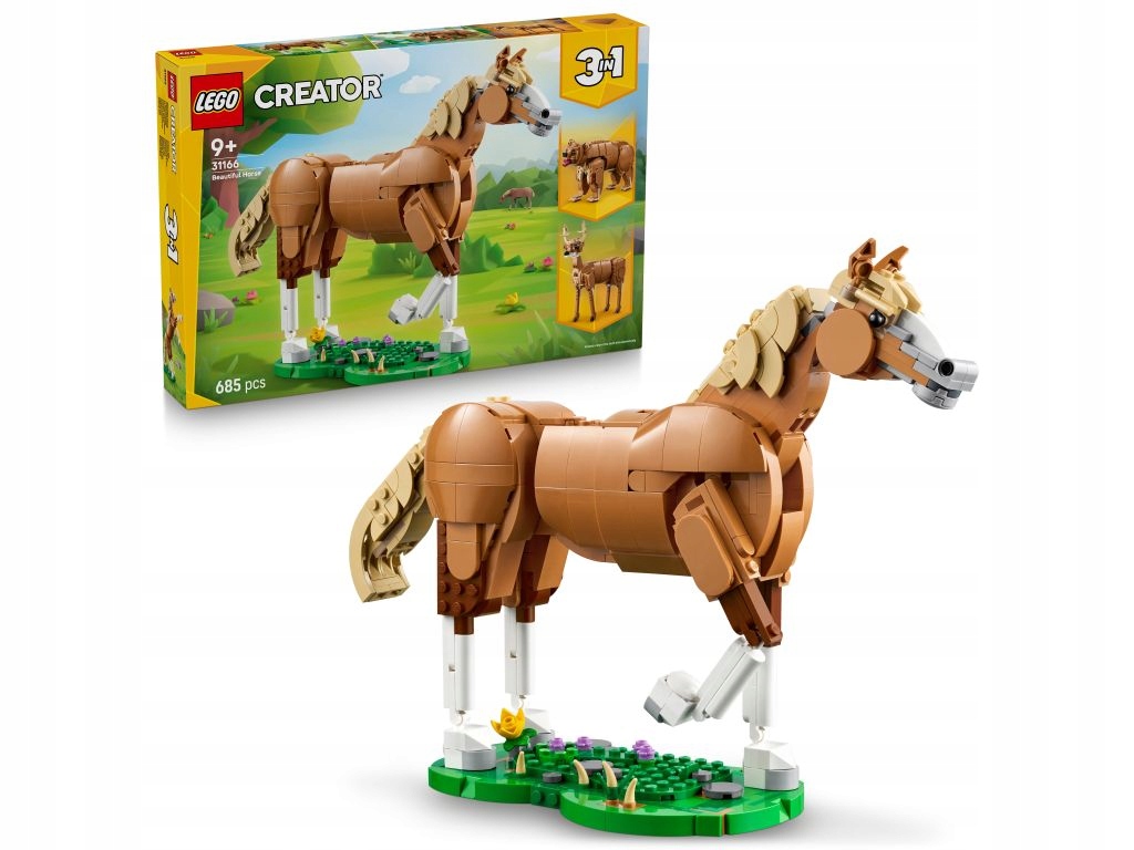 Lego Creator 31166 Krásný kůň Jelen Medvěd 3v1