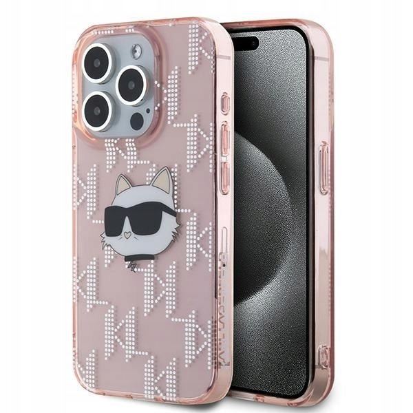 Karl Lagerfeld KLHCP15XHKLPCHP iPhone 15 Pro Max 6.7" różowy/pink