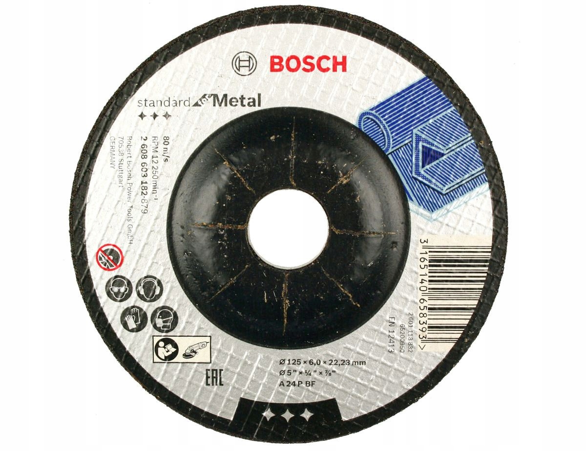 

Bosch Tarcza do szlifowania metalu 125x6