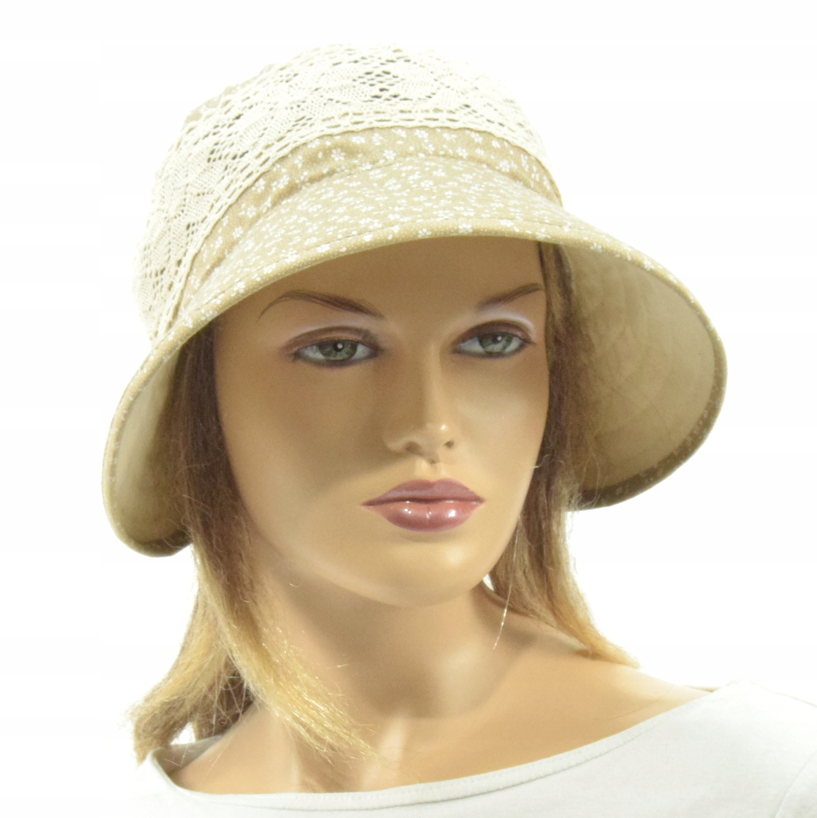 Kapelusz damski letni plażowy NATALIA czapka z daszkiem damska Kolekcja wiosna lato