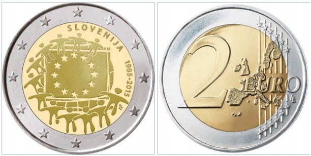 Słowenia 2015 2€.#100.E.S. flaga......3982
