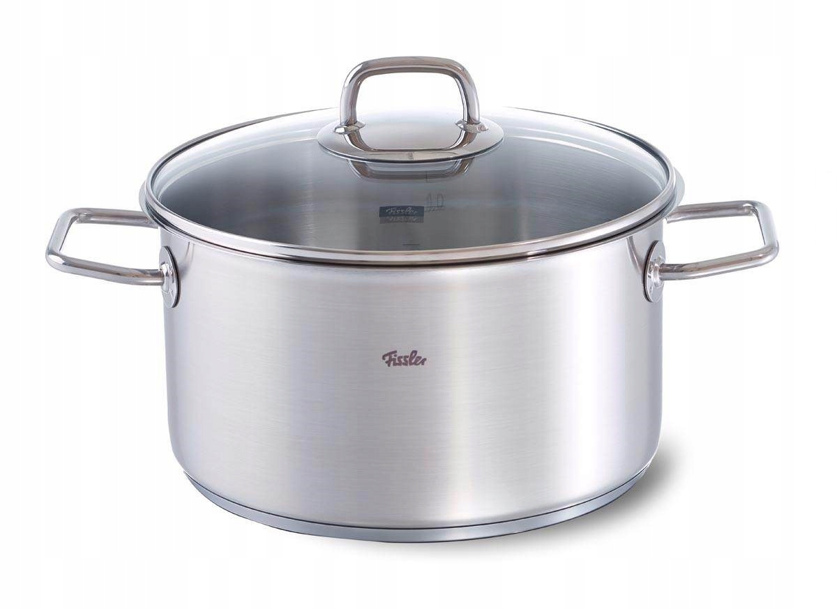 Fissler Viseo/garnek ze stali nierdzewnej (5,7 litra, Ø 24 cm) z pokrywką s