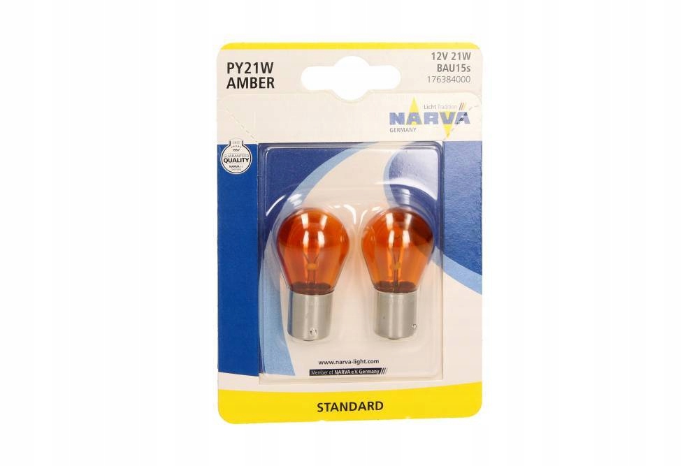 

Żarówka PY21W 12V/21W (pomarańczowa) Blister 2 Szt