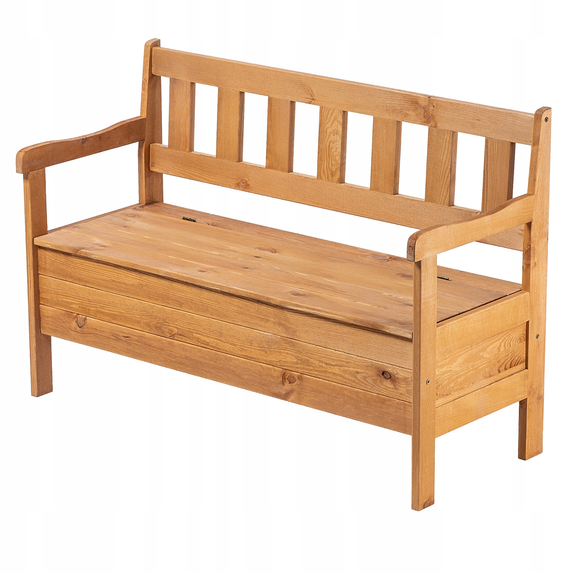 ŁAWKA OGRODOWA DREWNIANA Z OPARCIEM 120cm ŁAWECZKA DO OGRODU TARAS