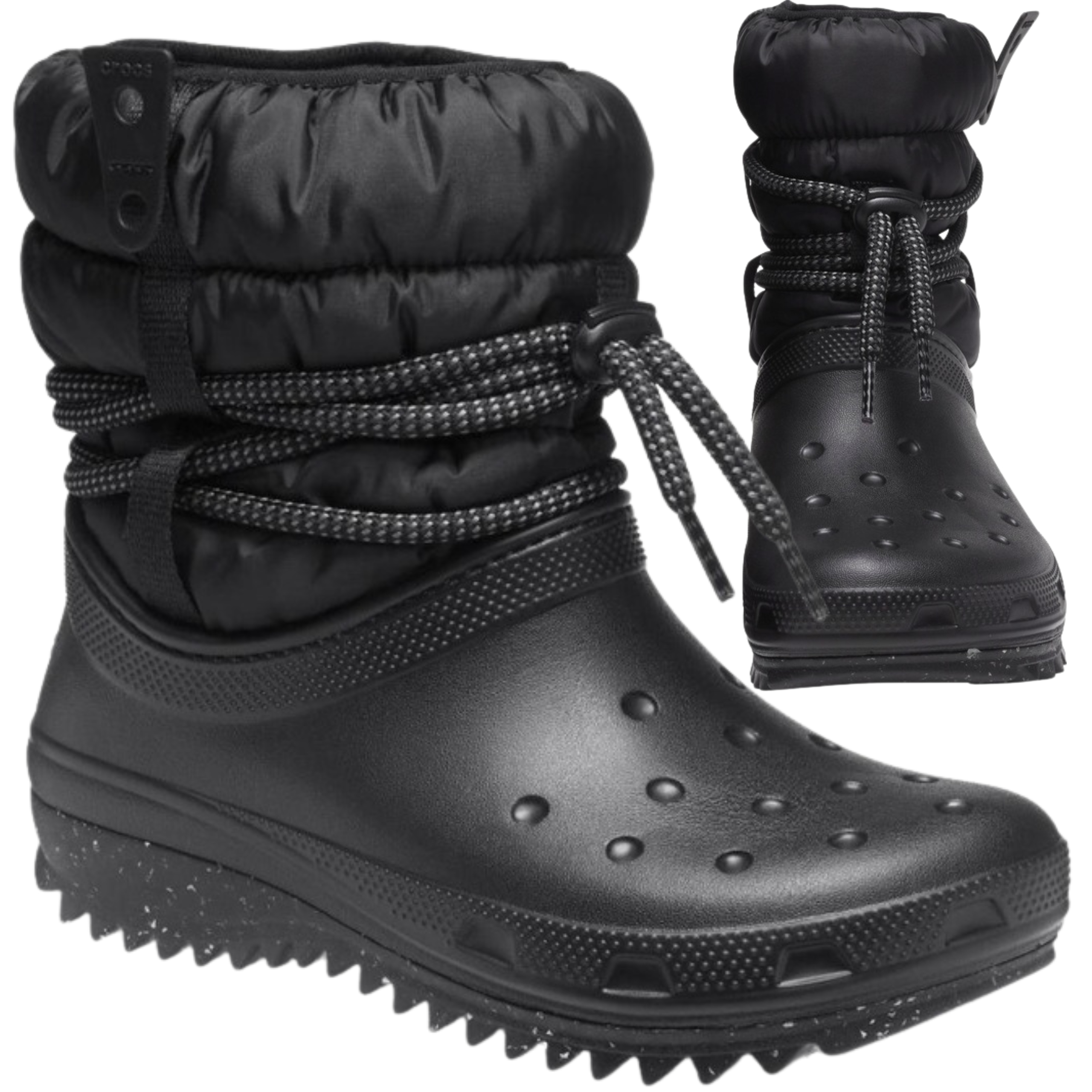 Dámské Zimní Sněhule Holínky Teplé Pěnové Vysoké Crocs Lehké 36,5