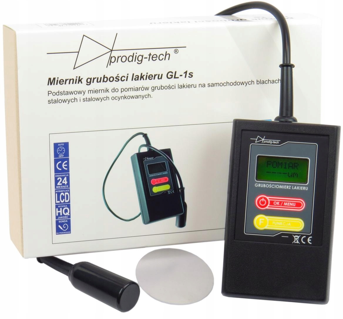 

Miernik Tester Czujnik Grubości Lakieru GL-1S LCD