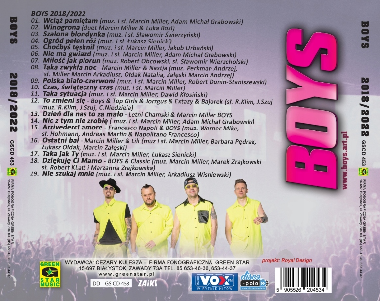 BOYS + Marcin Miller - 18-22 CD Disco Polo 2022 12329924203 - Sklepy,  Opinie, Ceny w Allegro.pl