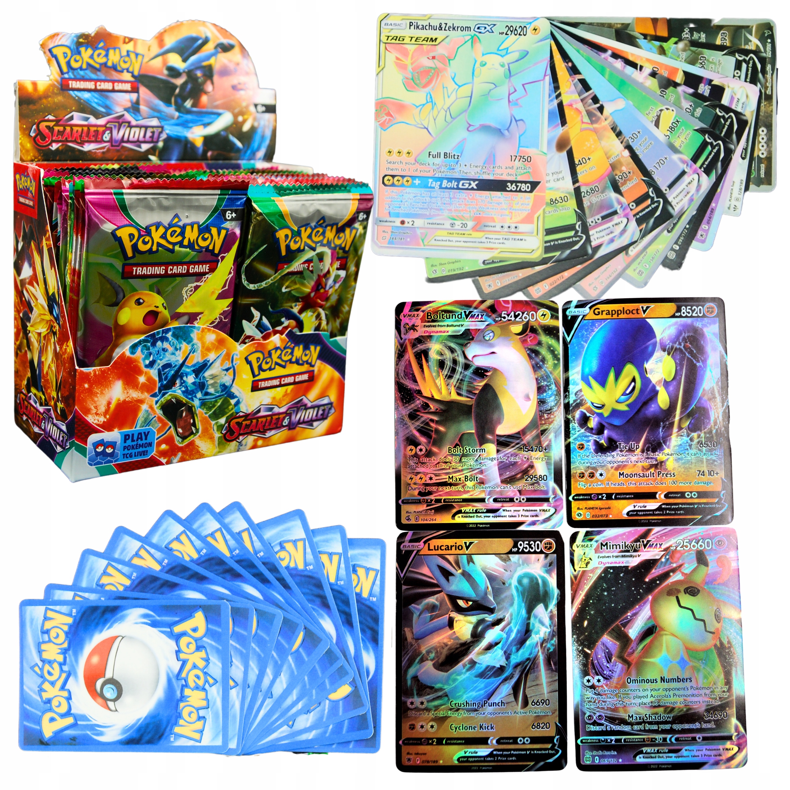 KARTY POKEMON SCARLET & VIOLET 360 KART BOX