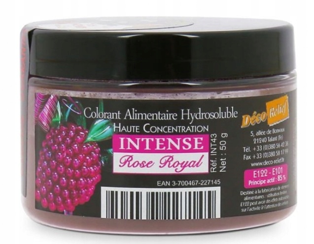 Różowy Królewski barwnik w proszku do makaroników INT43