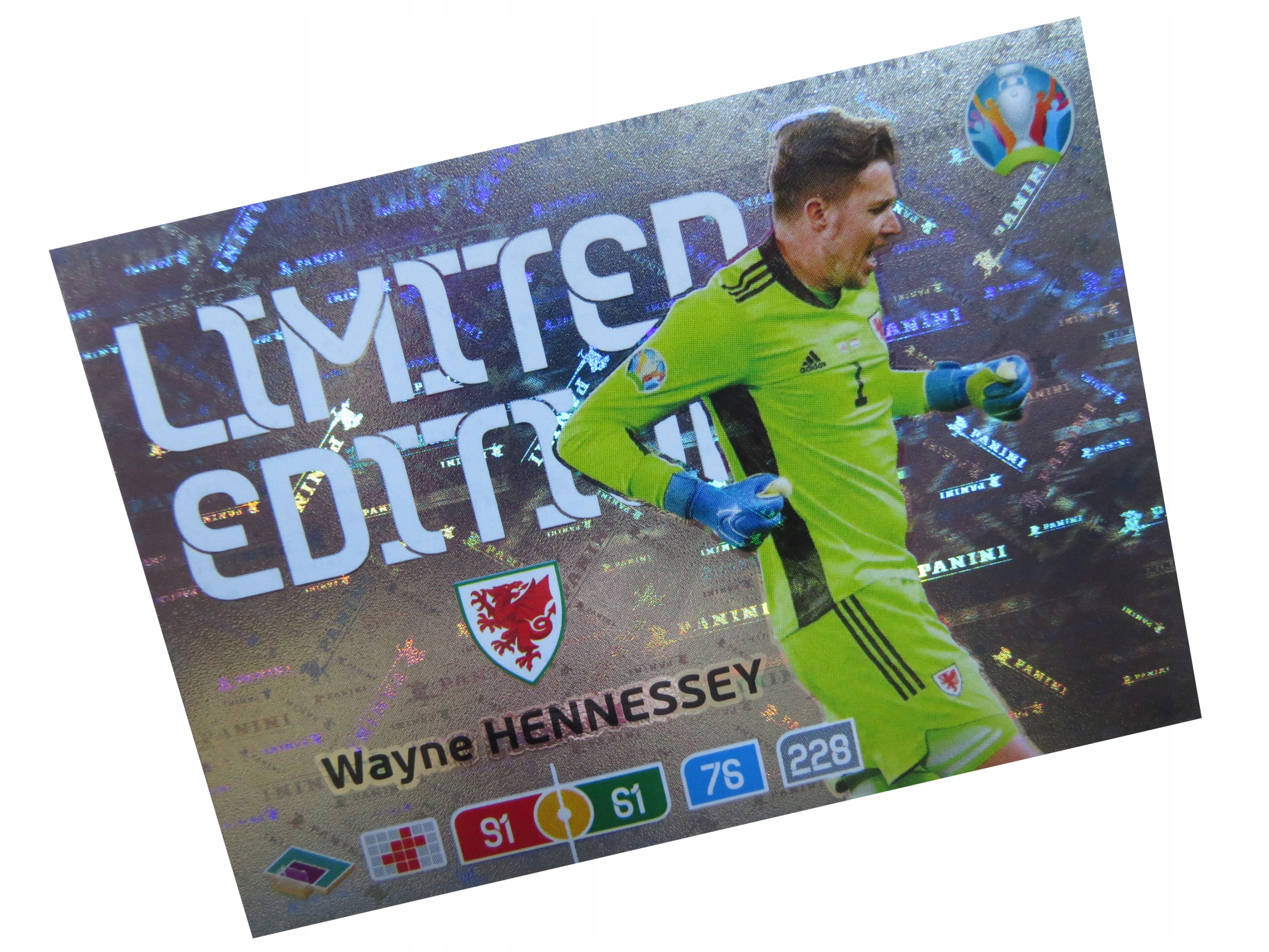PANINI EURO 2020 KARTA LIMITED HENNESSEY