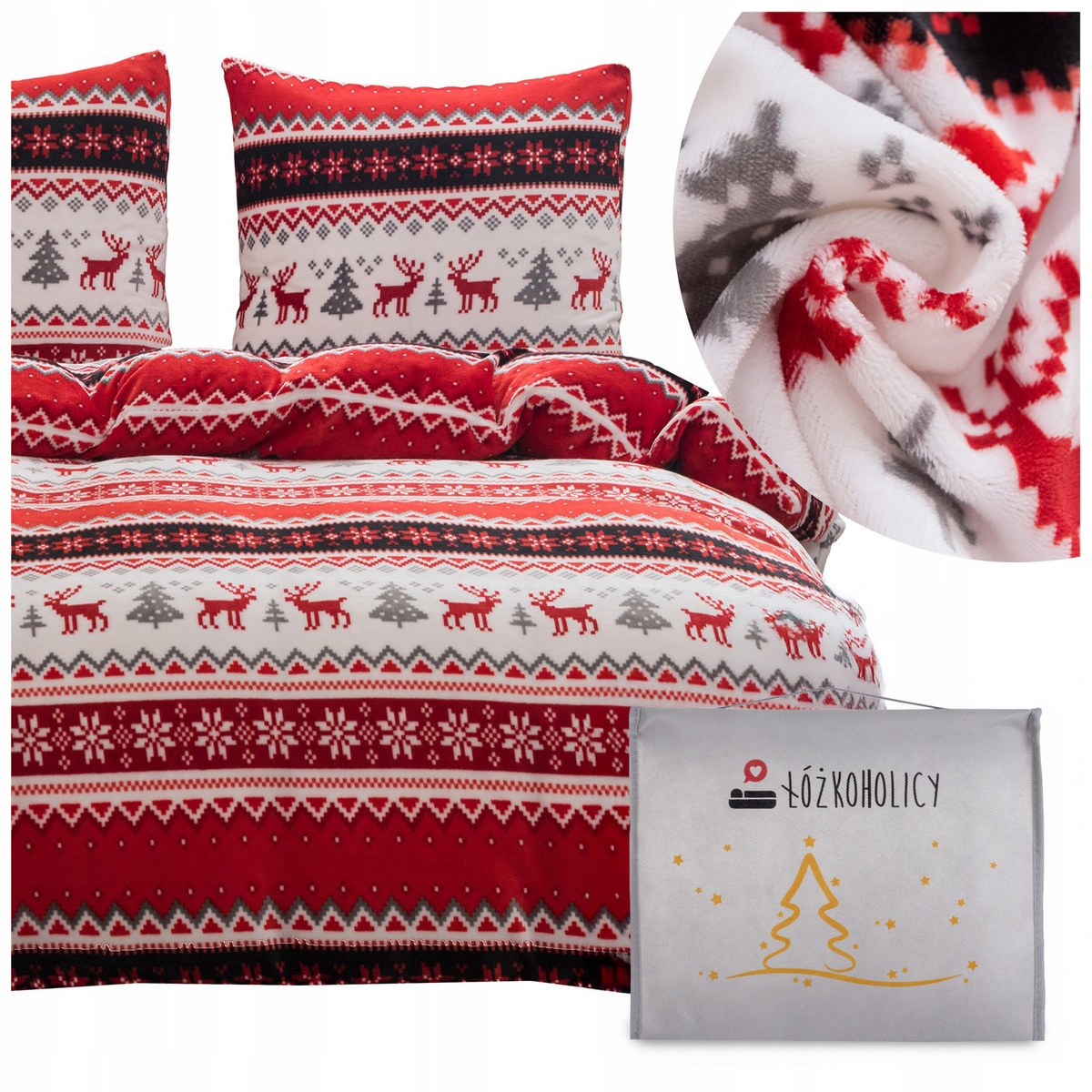 Posteľná Bielizeň 200x220 3 dielov z mikrovlákna Plyšová na zimu medvedík Martino