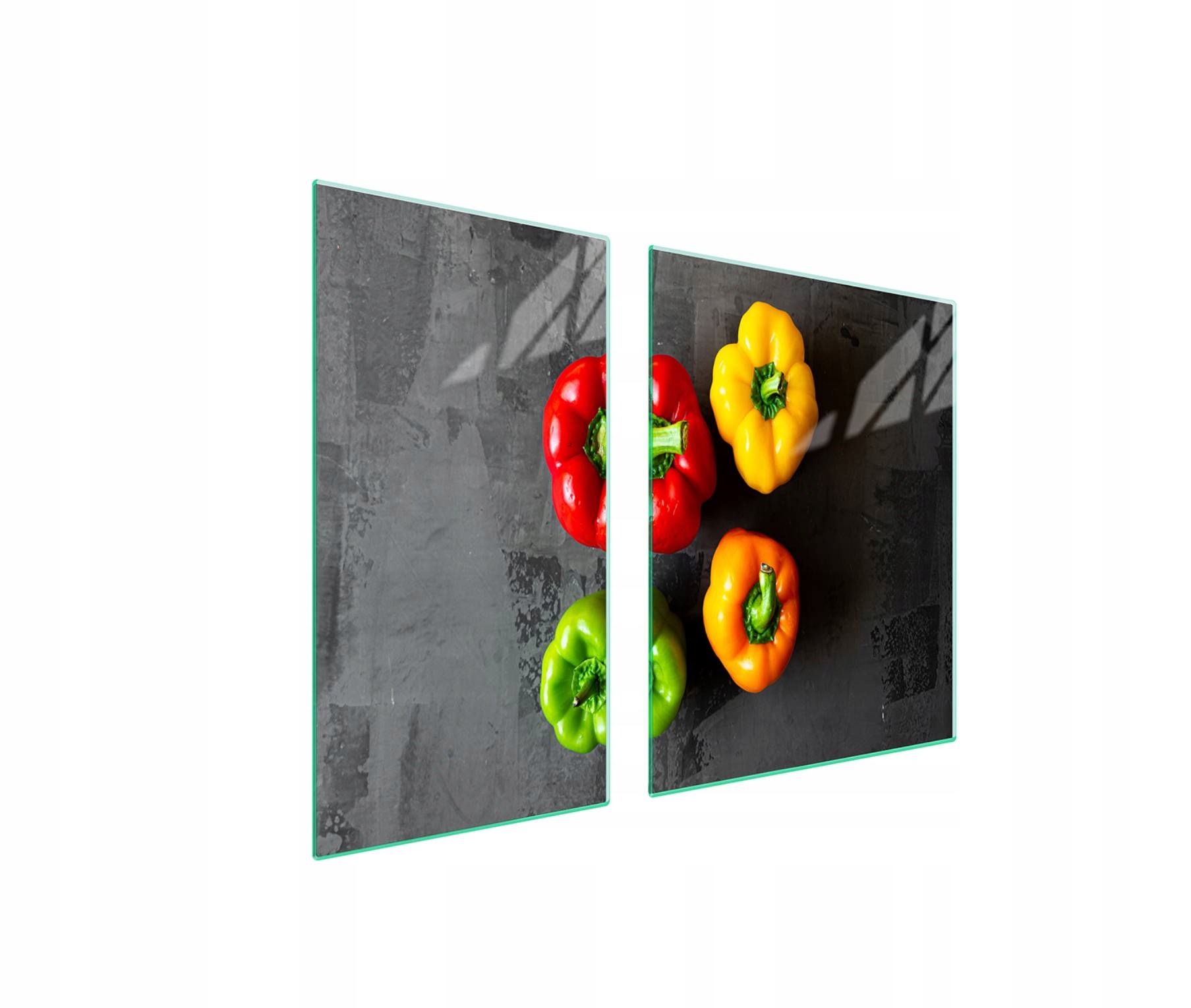 7v1 Skleněná ochranná deska na sporák 90x52 Paprika