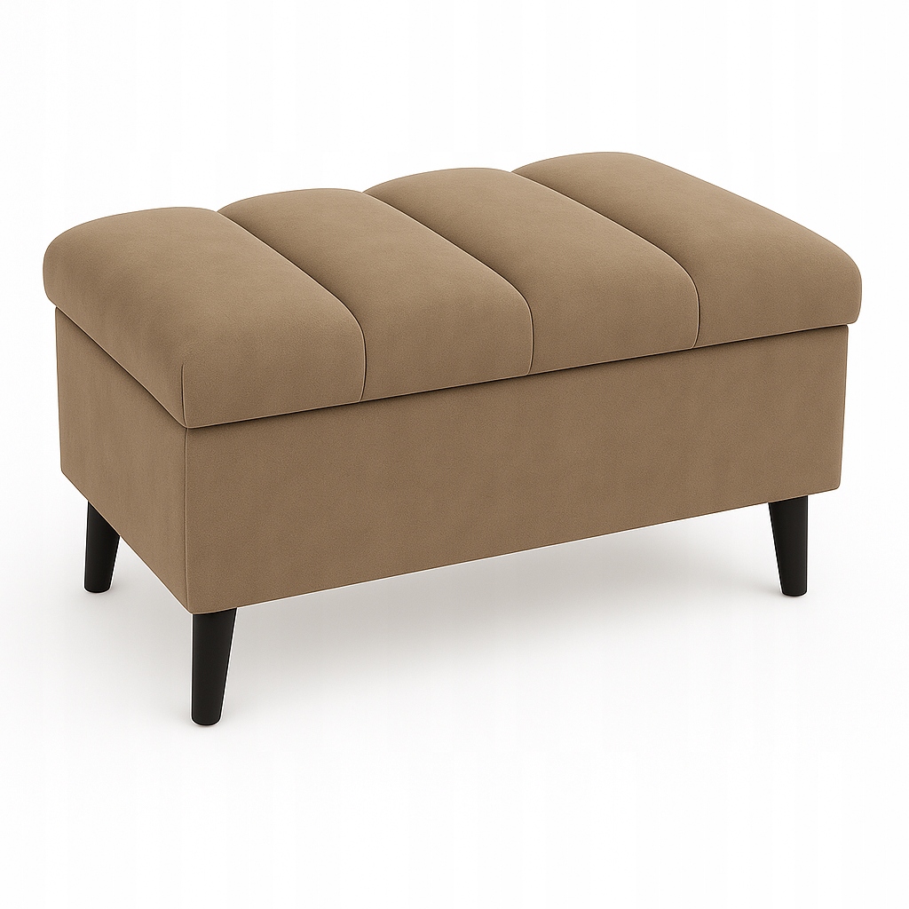 Pufa s úložným priestorom, otvárateľná taburetka, taburetka s úložným priestorom, úložný priestor, 60 cm