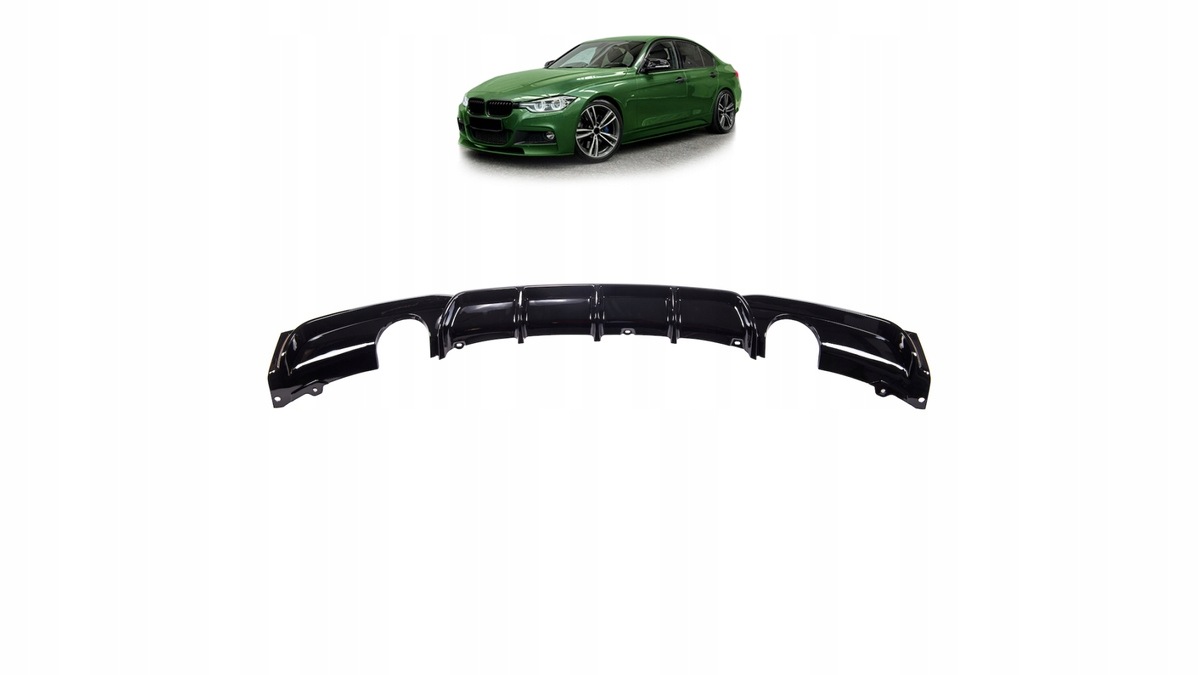 Difuzér Bmw 3 F30 F31 zadný Gloss čierny