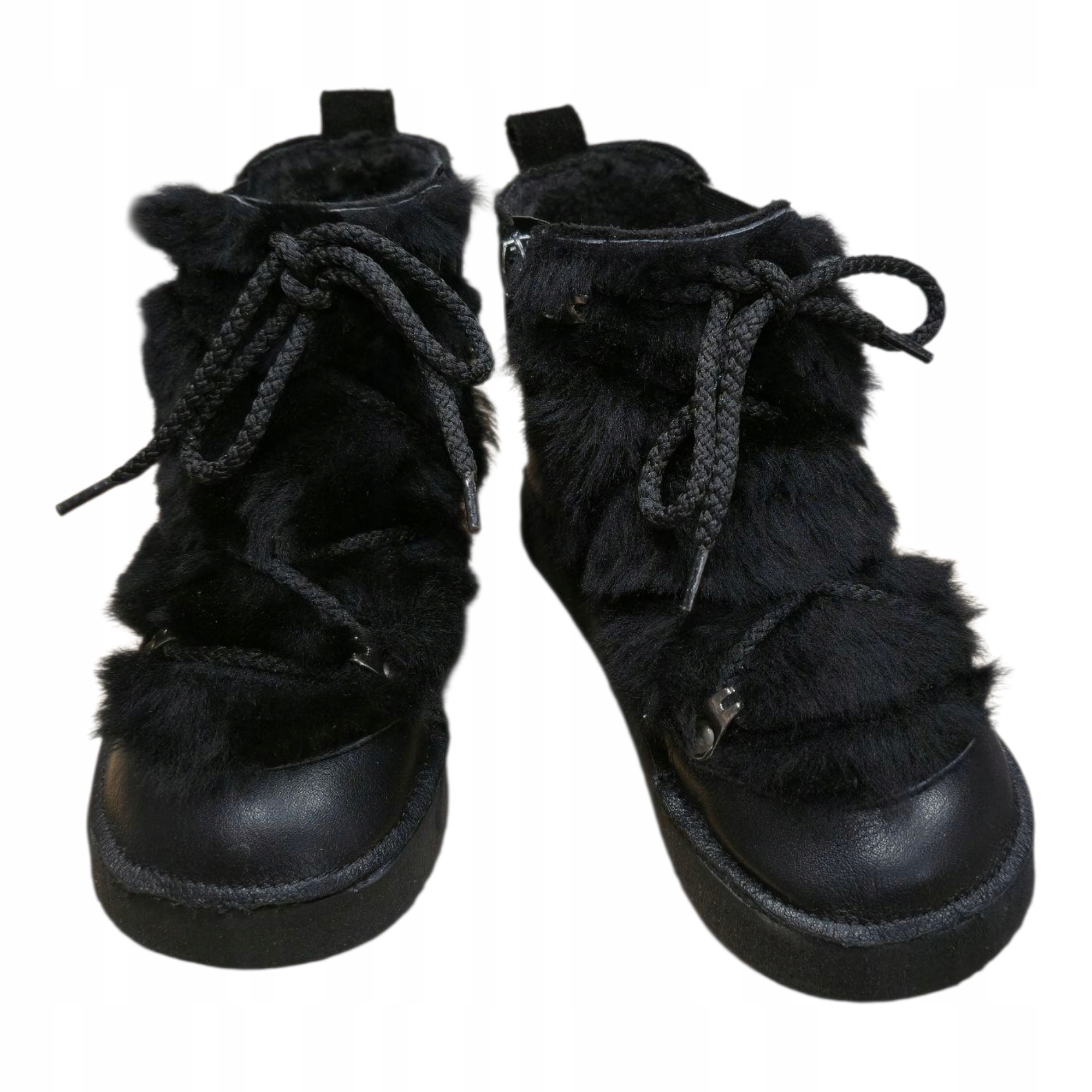 Obex Cosy Outdoor Botki Skórzane Ocieplane Kozaki Sztyblety Z Futerkiem 26