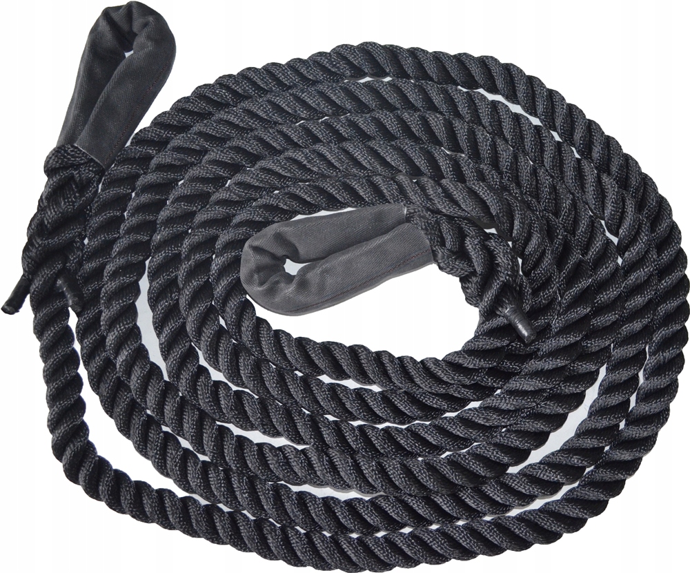 Kinetická šnúra 8 m x 36 mm, 25 000 kg čierna Off-Road Snakeman 4WD