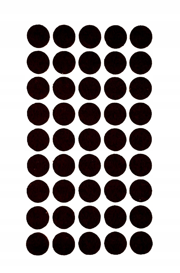 

Podkładki filcowe samoprzylepne ⌀ 14mm op. 45 szt