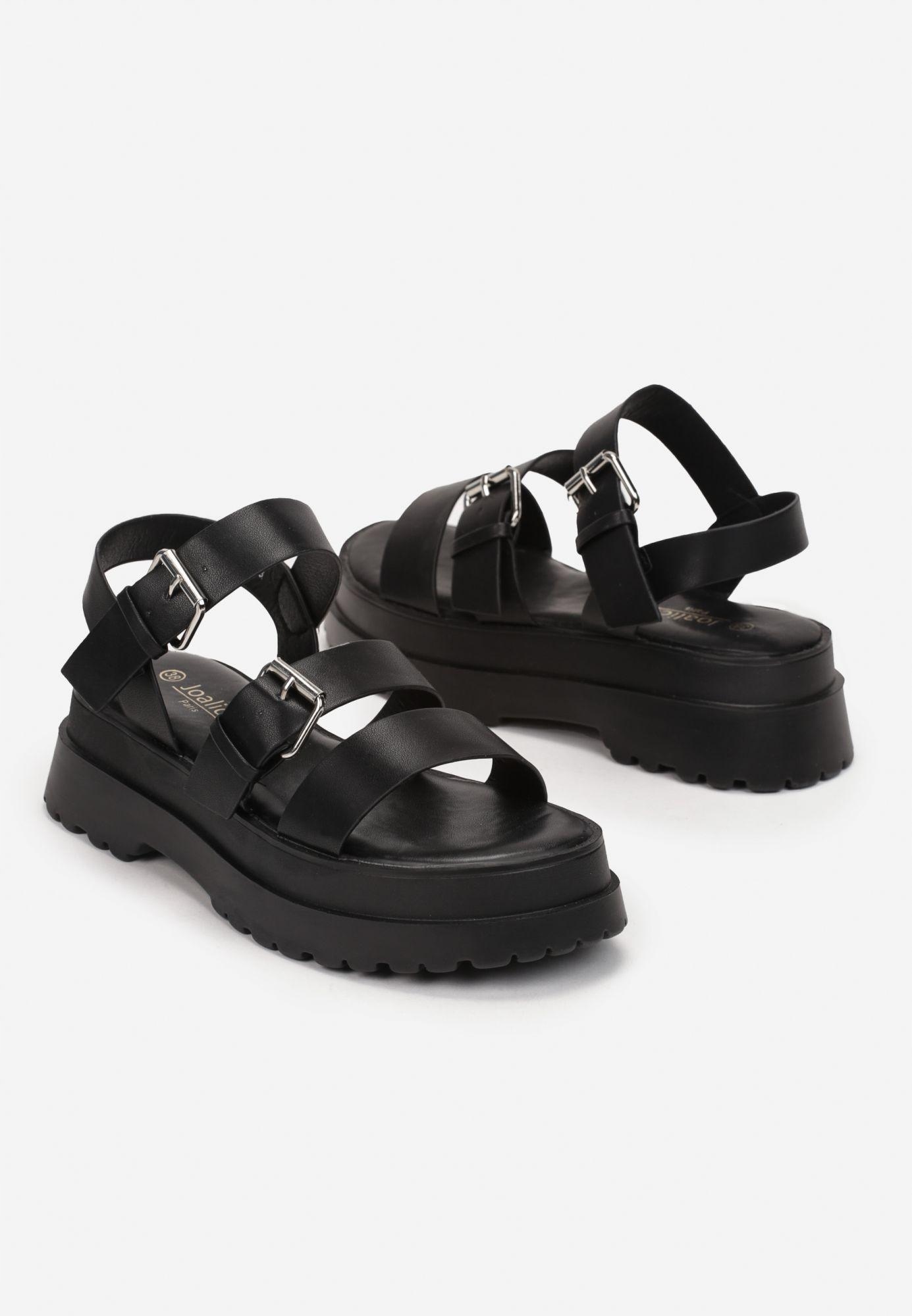 

Renee Czarne Sandały damskie 39 Casual