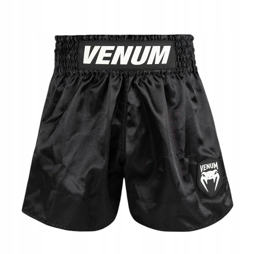 venum Classic Evo S Muay Thai kraťasy Černo-bílé