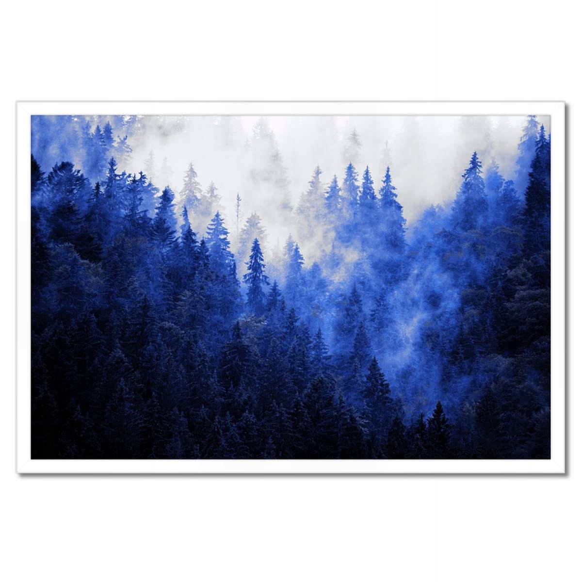 Plakáty v rámu 60x40 Modrá krajina Hory