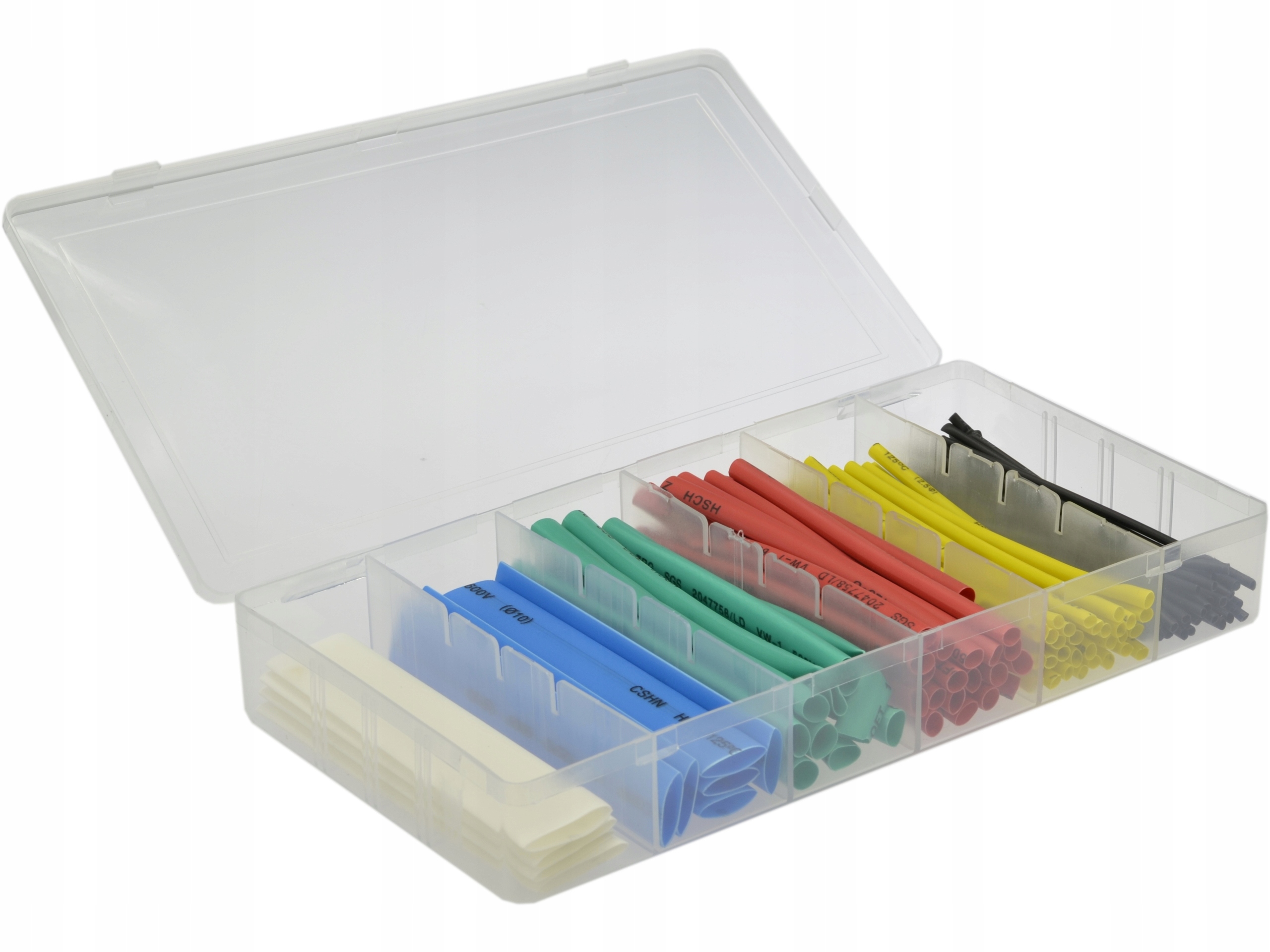 Zestaw rurek termokurczliwych 100 szt KOLOR Nazwa Zestaw koszulek