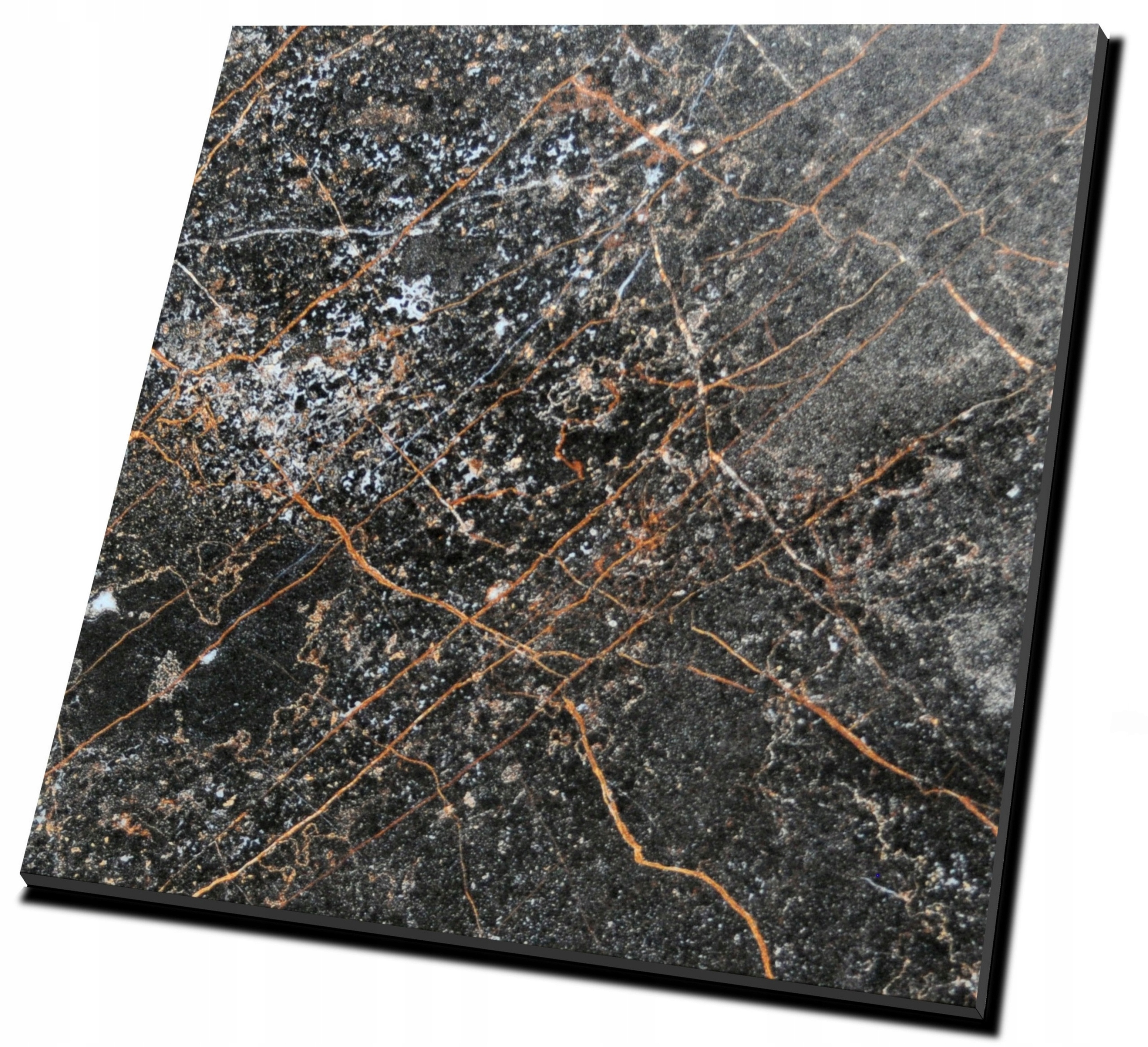 ПІДЛОГА НАСТІННА ПЛИТКА ЧОРНИЙ МАРМУР ЗЕЛЕНА ПЛИТКА LAPPATO 60X60 CERAL