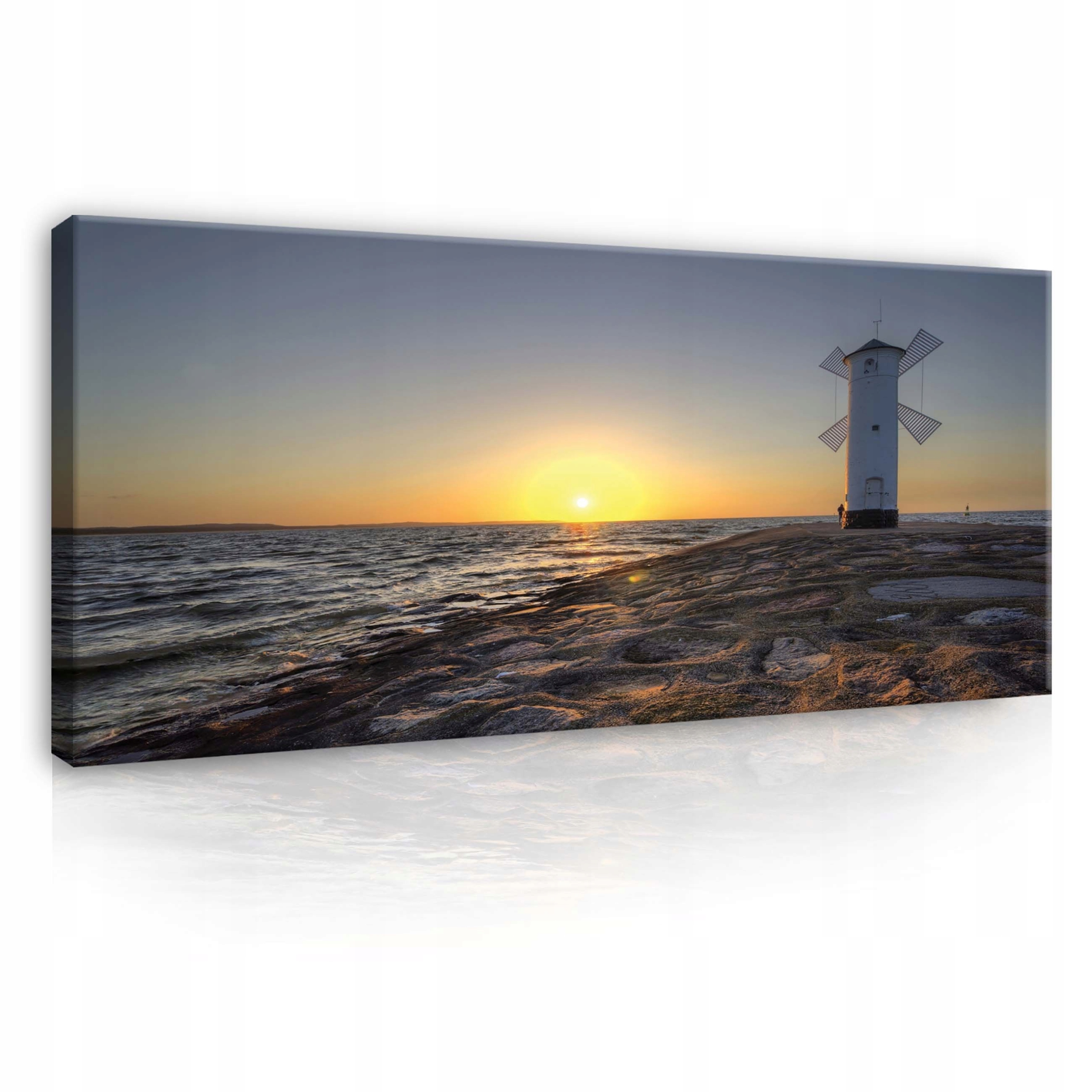 Obraz 115x55 Zlatý západ Krajina do ložnice ve stylu minimalismu