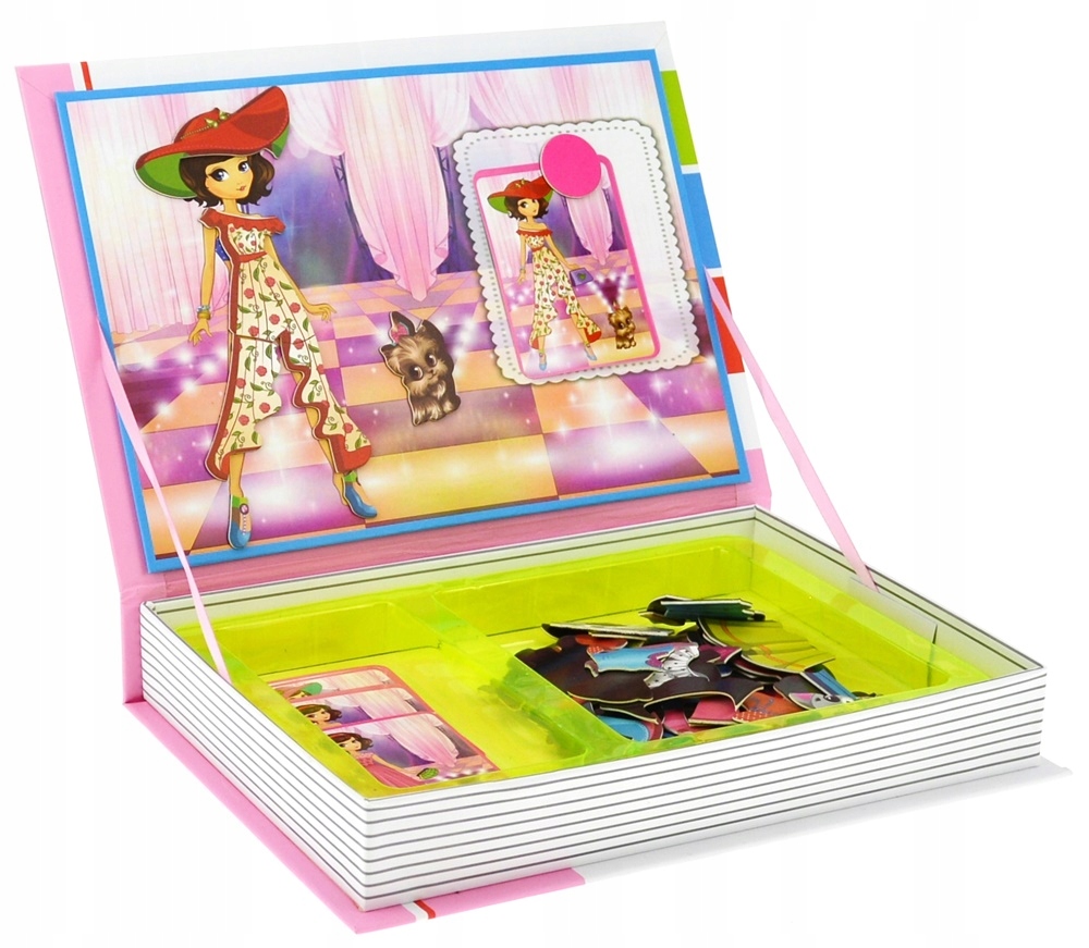 KSIĄŻKA MAGNETYCZNA UKŁADANKA PUZZLE MODA Kod producenta HH-HM177762