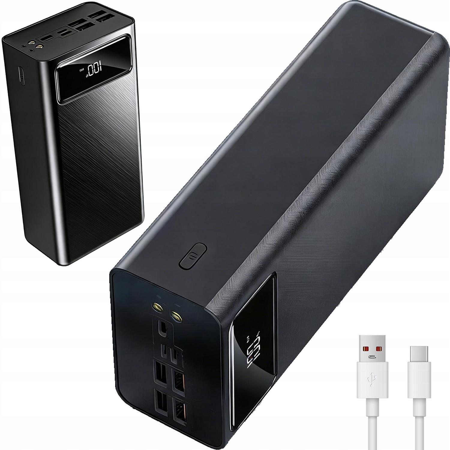 Powerbank 50000MAH Led Usb-c Lightning 4XUSB Szybkie Ladowanie 3 Urzadzenia