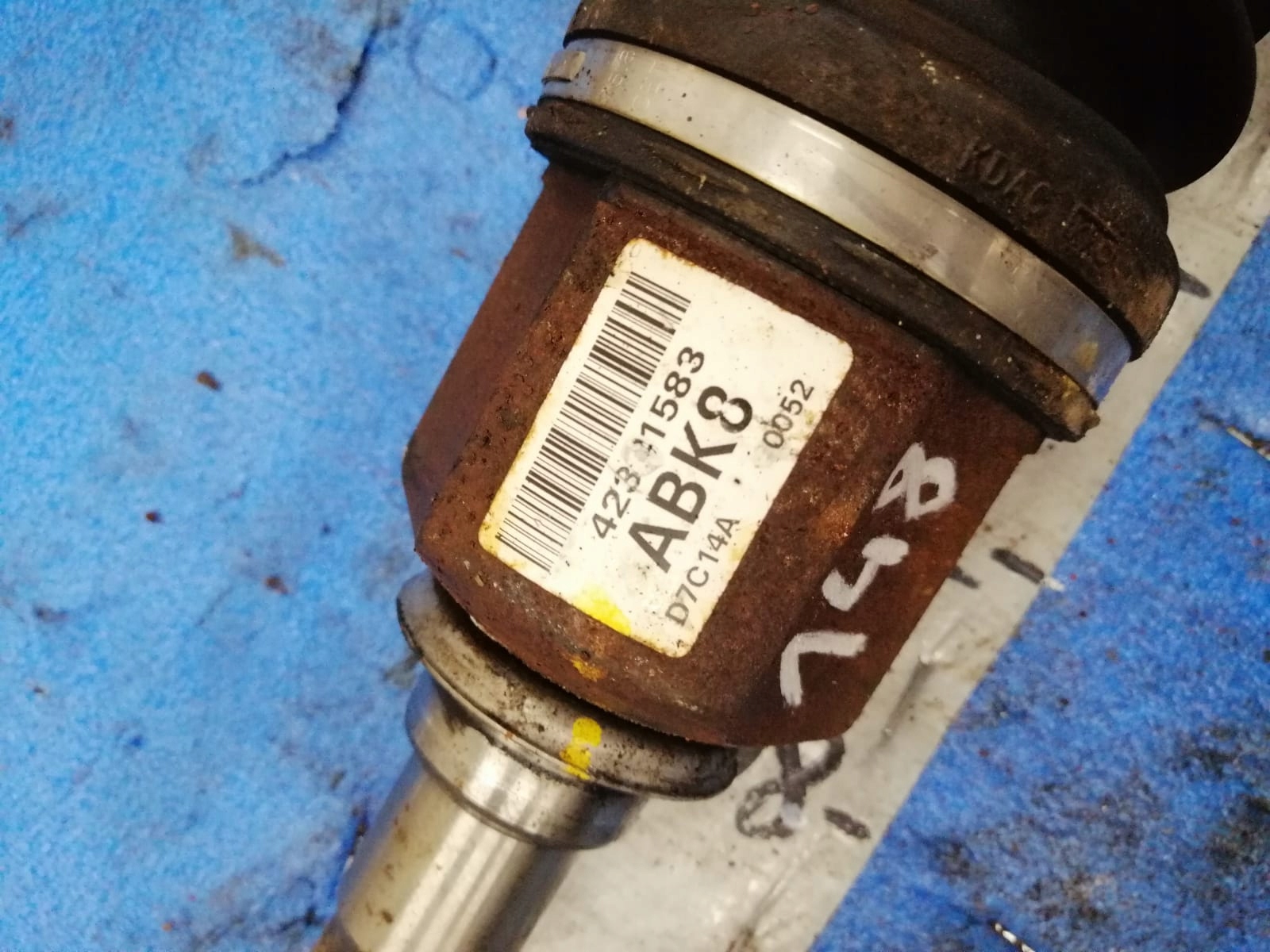 OPEL KARL 2017 1.0B semi-axis right 42341583 ABK8