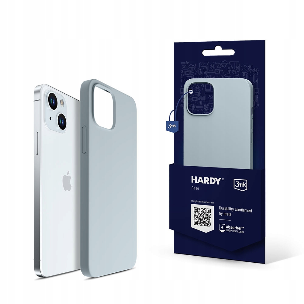 Pouzdro pro iPhone 15 3mk Hardy Silicone MagCase modrý