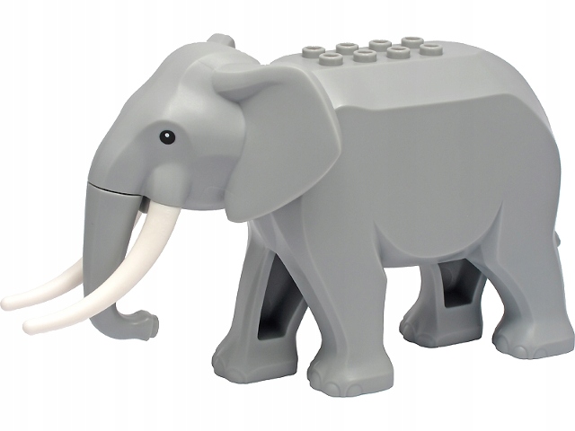 Lego velký slon s tesáky zvíře elephant2c01 1 ks N