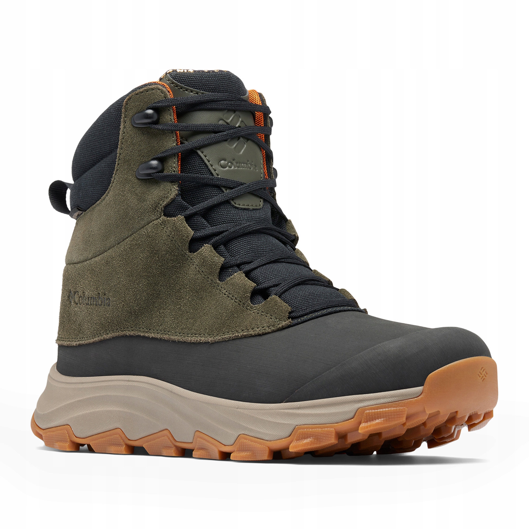 Columbia pánské zimní boty Expeditionist Shield Deep Olive, Desert Sun