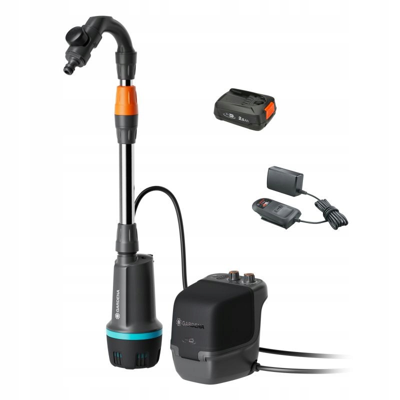 Gardena Akumulator. pompa do deszczówki 2400 ComfortAutomatic 18V P4A 14605