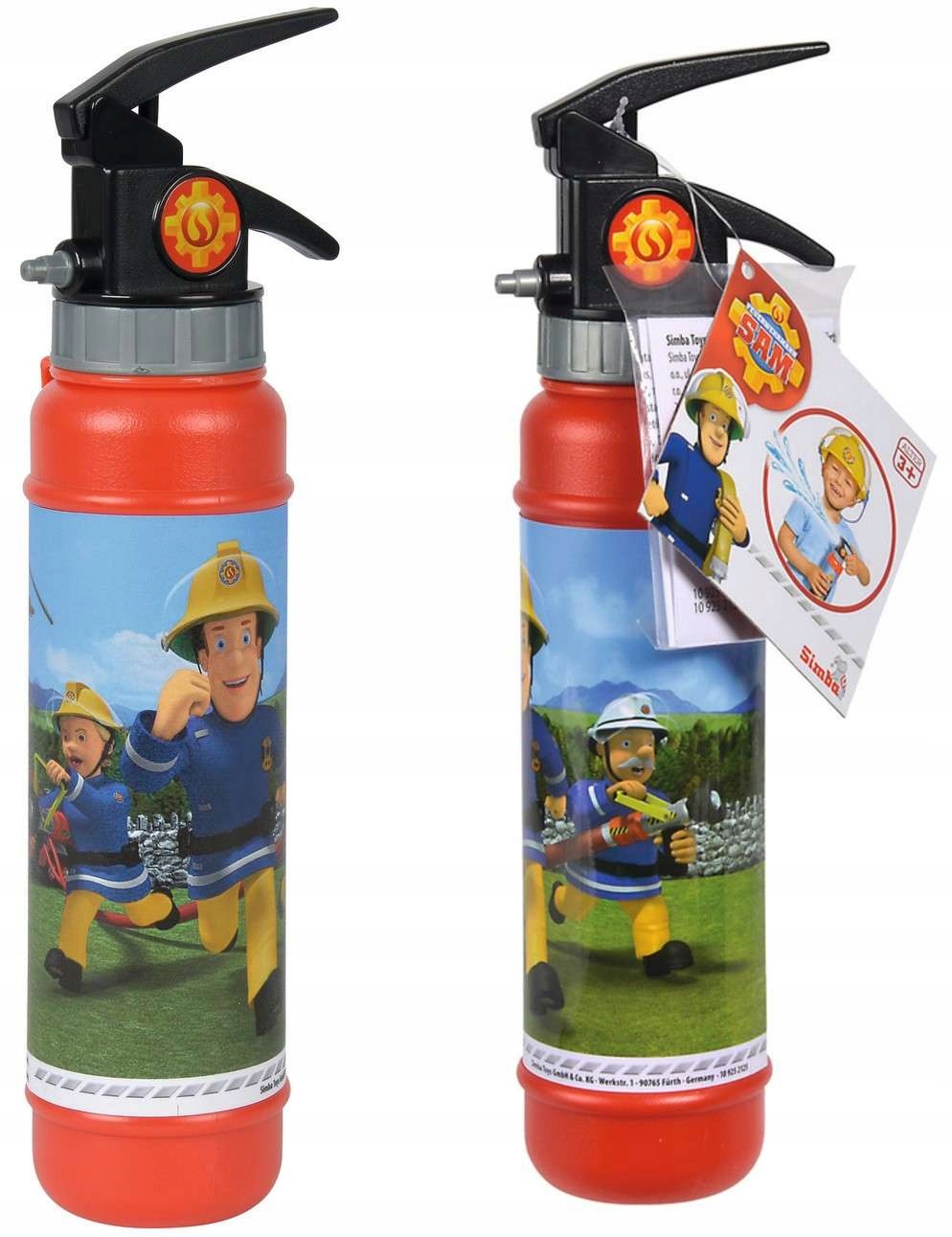 STRAŻAK SAM GAŚNICA NA WODĘ PSIKAWKA Z POMPKĄ