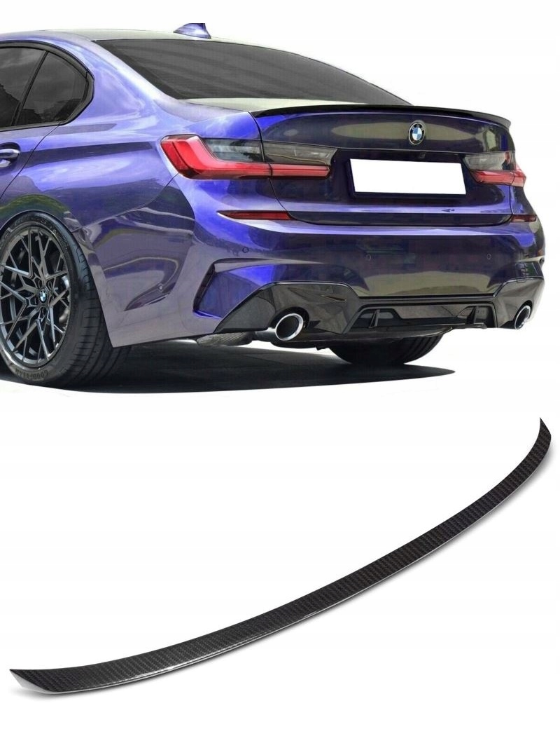 MM_TTSPBM39 - Спойлер багажника BMW G20 M-PERFORMANCE CARBON 18-