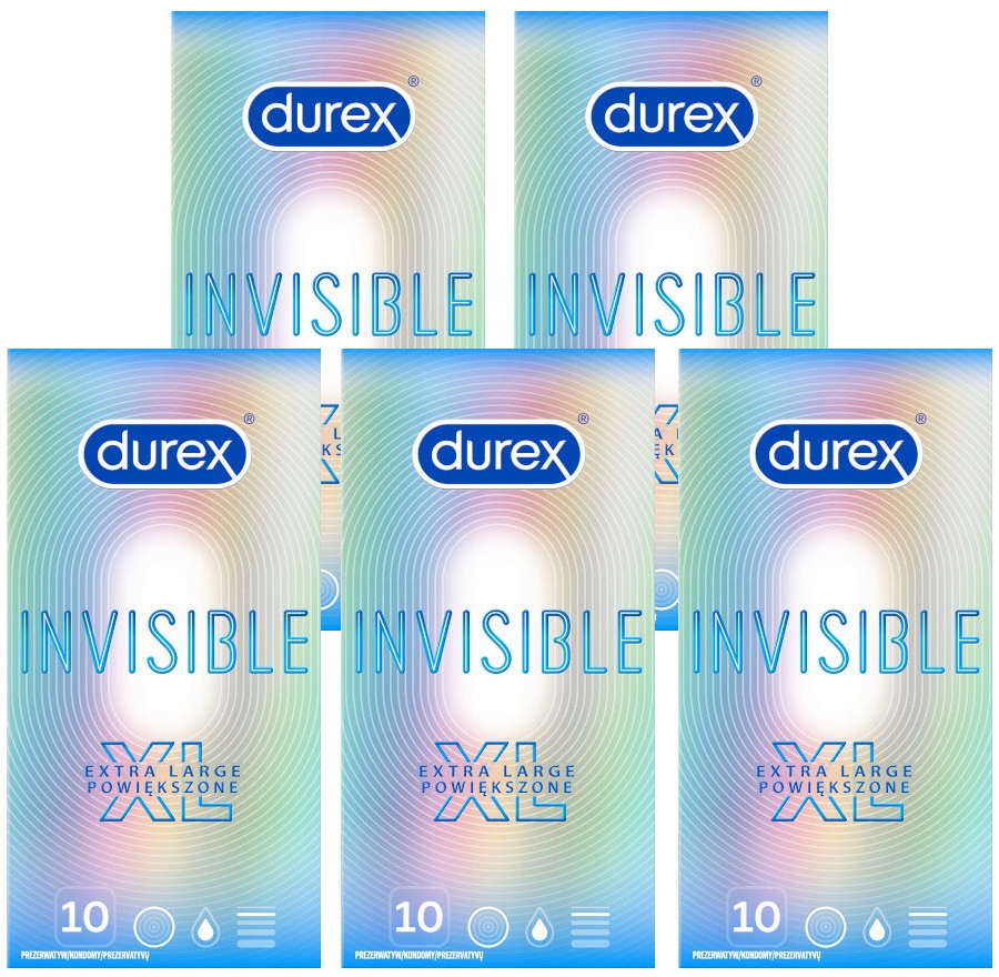 

Prezerwatywy Durex Invisible XL powiększone 50 szt