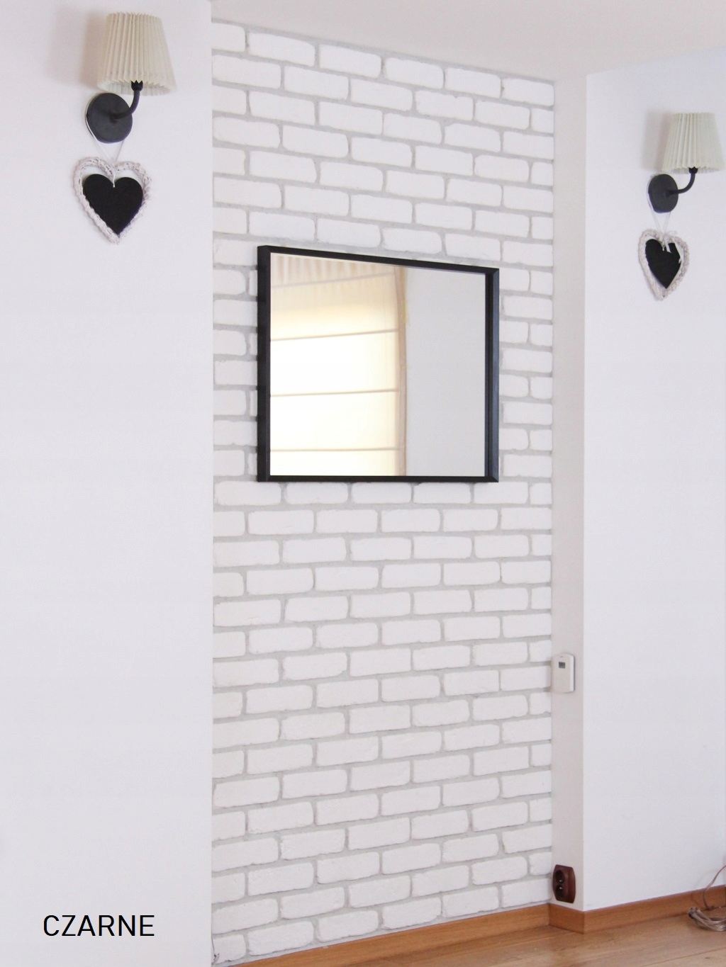 HIT! Lustro 80x60 wąska KASETONOWA rama kolory Wysokość 800 mm