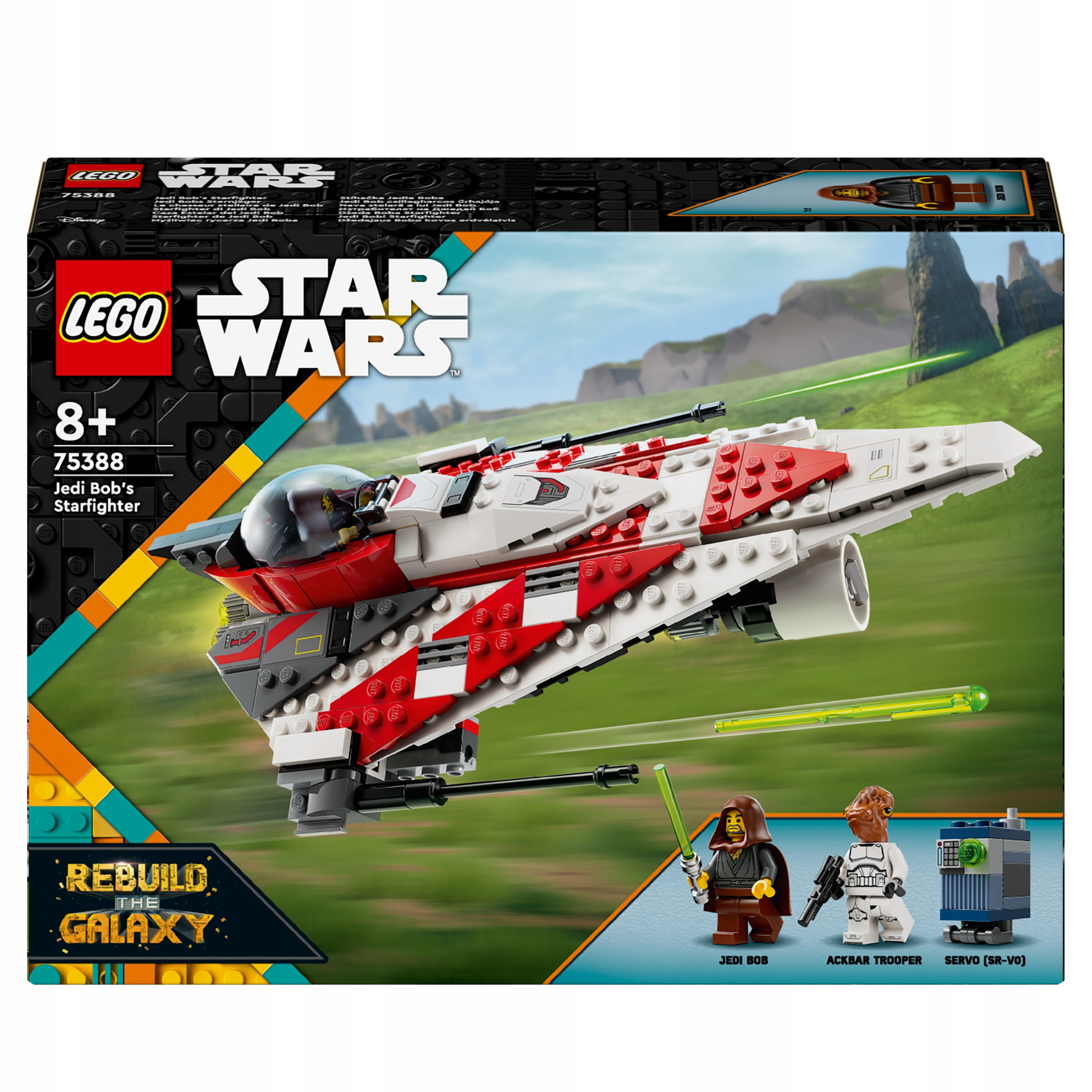 Lego Star Wars Myśliwiec rycerza Jedi Boba 75388