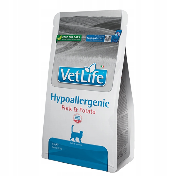 Levně Farmina Vet Life Hypoallergenic 1,5 kg Hypoalergenní suché Krmivo pro kočky
