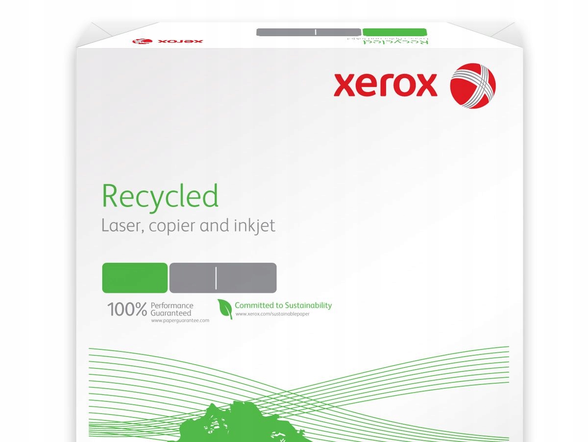 Papier do drukarki Ekologiczny Makulaturowy Szary Xerox Recycled ksero xero Format papieru format A4
