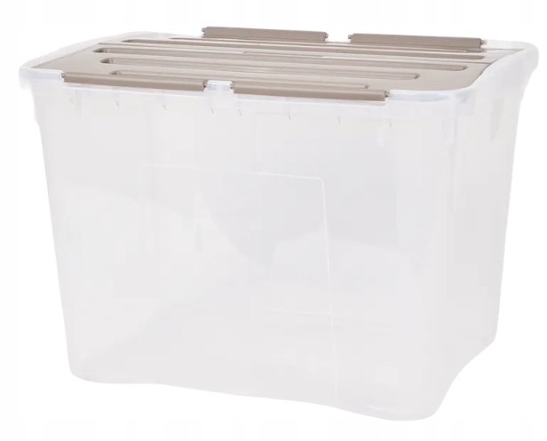 PLASTIKOWE PUDEŁKO POJEMNIK Z POKRYWĄ 42L SKRZYNIA