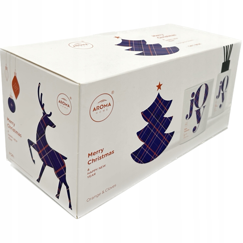 JOY PATYCZKI ZAPACHOWE ŚWIECZKA ZAPACHOWA ORANGE&CLOVES ŚWIĄTECZNY PREZENT Stan opakowania oryginalne