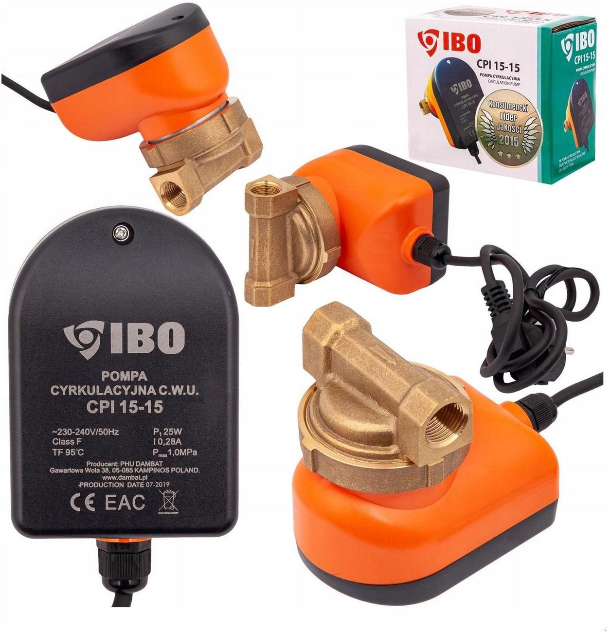 Obehová Pumpa Cwu Ibo Cpi 15-15 1/2 Obehová