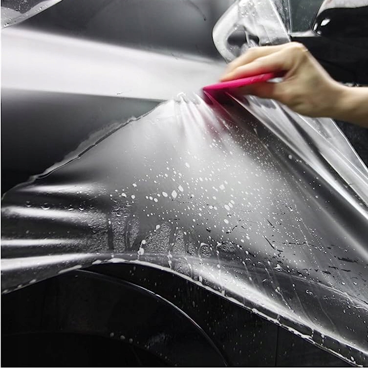 Matowa TAŚMA FOLIA na ROWER Ochronna Satyna 2x100 Montaż rama